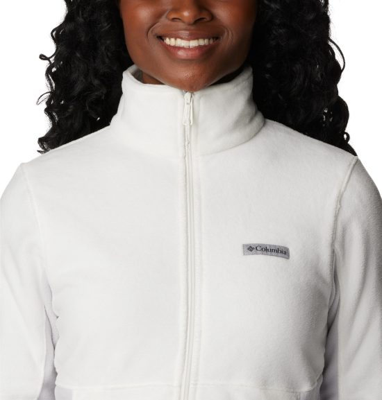 Polerón Mujer Basin Trail III Full Zip Blanco Columbia - Imagen 5