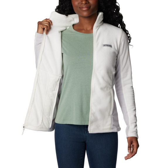 Polerón Mujer Basin Trail III Full Zip Blanco Columbia - Imagen 6