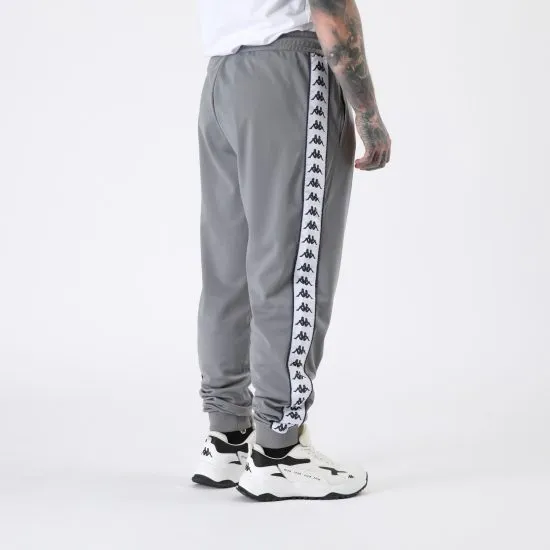Pantalón Buzo Hombre Banda Grey White Kappa - Imagen 4