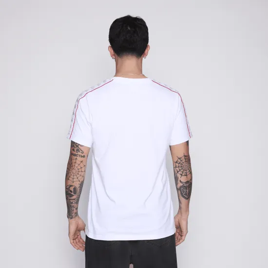 Polera Hombre Banda White Logo Grey Kappa - Imagen 2