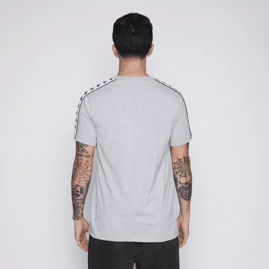 Polera Hombre Banda Grey Logo Black Kappa - Imagen 2