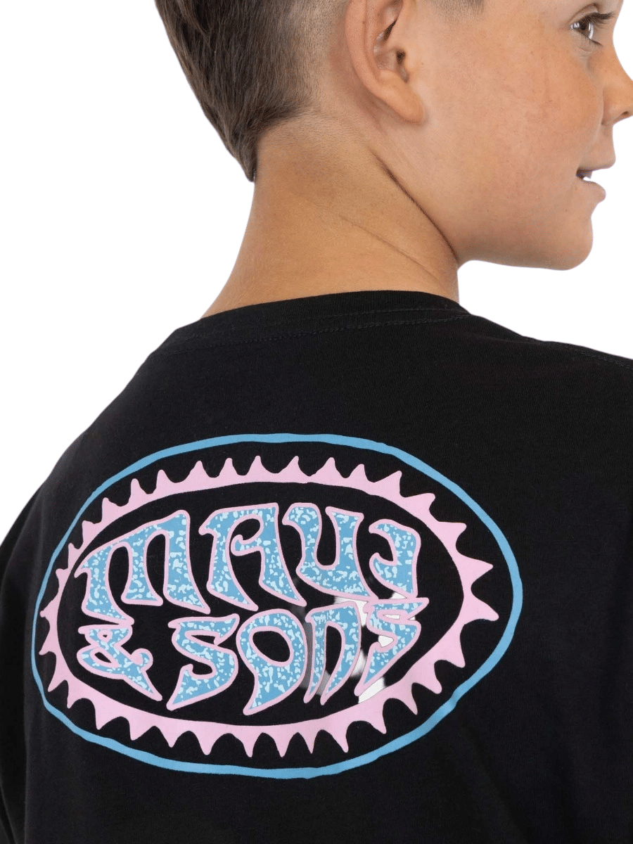 POLERA INFANTIL 5P333-MV LISO NEGRO MAUI - Imagen 3