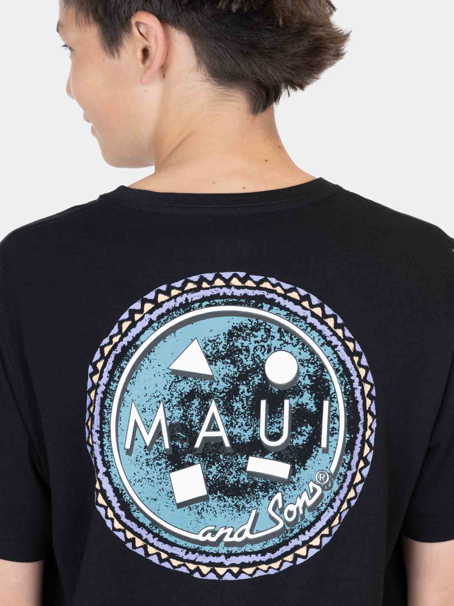 POLERA INFANTIL 5P341-MV LISO BLACK MAUI - Imagen 3