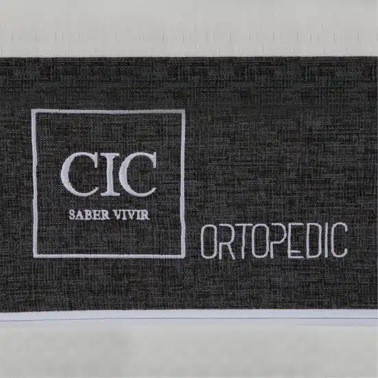 Cama Europea Ortopedic 2P BN Set Villarica Gris CIC - Imagen 4