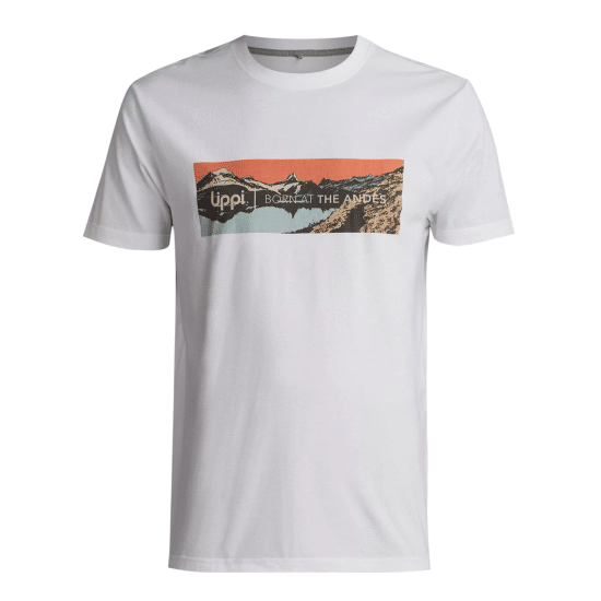 Polera Hombre Logo Lippi Front Print Blanco Lippi - Imagen 5