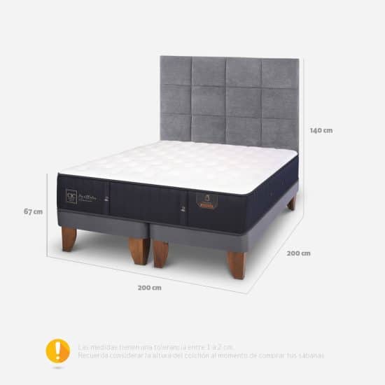Cama Premium Super King Respaldo Tamesis CIC - Imagen 3