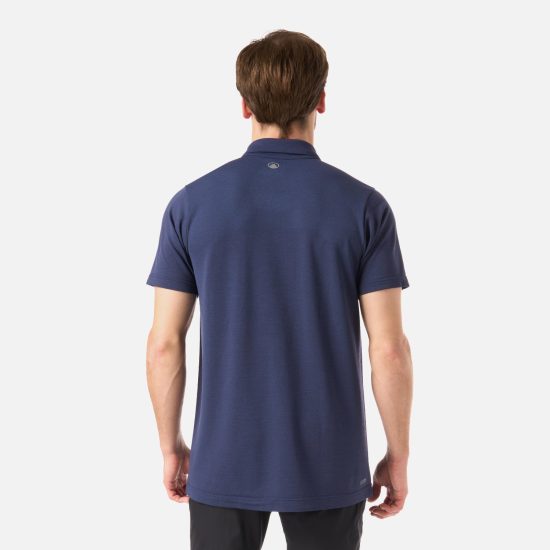 Polera Hombre B-Classic Seamless Polo Azul Oscuro Lippi - Imagen 3