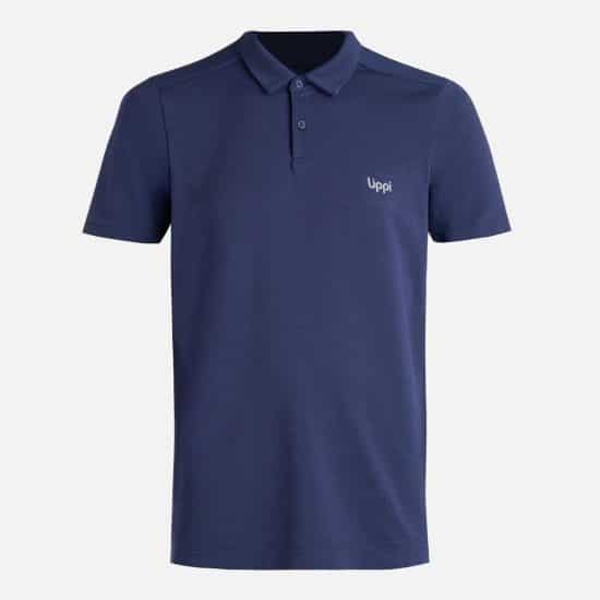 Polera Hombre B-Classic Seamless Polo Azul Oscuro Lippi - Imagen 5