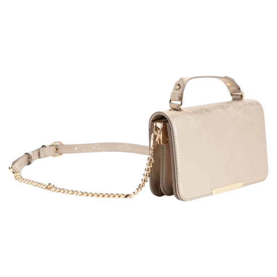 Cartera Mujer Ca5966 Cuero Sintetico Dorado Gacel - Imagen 4