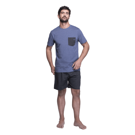 Pijama Hombre Verano Algodon 262AVC1 Top - Imagen 2