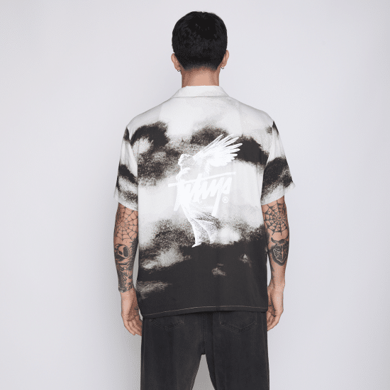 Camisa WhatUp Men Cloudy Angel Black - Imagen 2