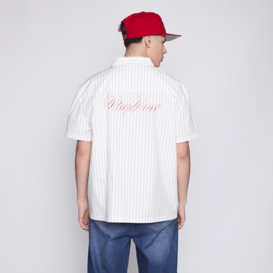 Camisa Hombre Men White Red WhatUp - Imagen 2