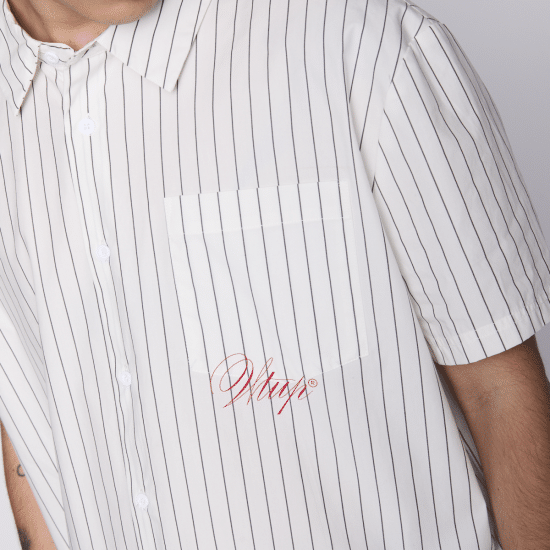 Camisa Hombre Men White Red WhatUp - Imagen 4
