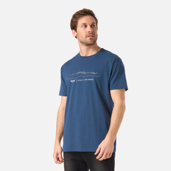 Polera Hombre Logo Lippi Front Print Azul Oscuro Lippi - Imagen 3