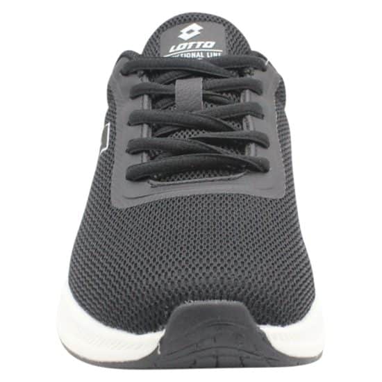 Zapatilla Running Juvenil Lotto Challenge Negra Blanco - Imagen 2