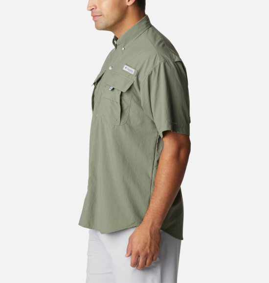 Camisa Hombre Verde Manga Corta Bahama II Columbia - Imagen 2