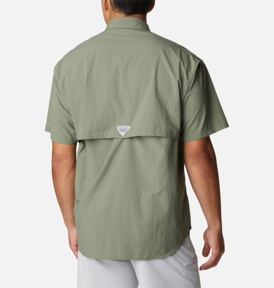 Camisa Hombre Verde Manga Corta Bahama II Columbia - Imagen 3