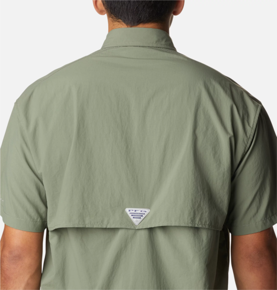 Camisa Hombre Verde Manga Corta Bahama II Columbia - Imagen 4