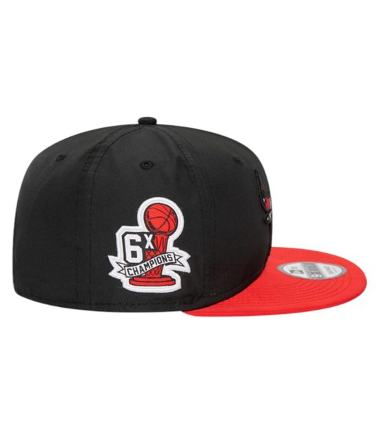 Gorro New Era Chicago Bulls Negro 9FIFTY Infill Black - Imagen 3