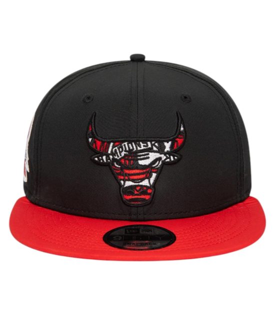 Gorro New Era Chicago Bulls Negro 9FIFTY Infill Black - Imagen 6