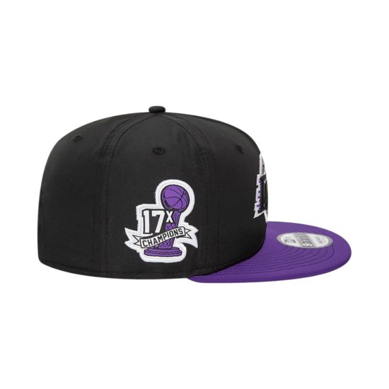 Gorro New Era Los Angeles Lakers Negro 9FIFTY Infill Black - Imagen 2