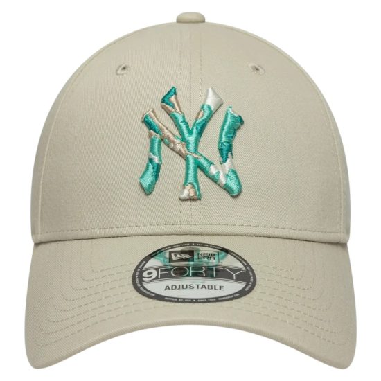 Gorro New York Yankees Beige 9FORTY MLB New Era - Imagen 2