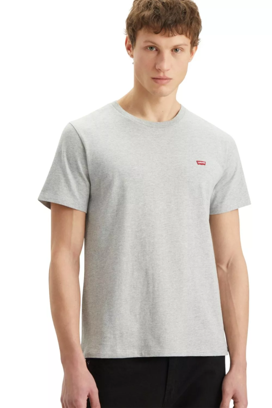 Polera Hombre SS Original Hm Tee Mid Tone Grey Heather Levis - Imagen 5