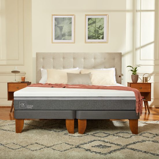 Cama Ortopedic Advance 2 Plazas Respaldo New Dublin Caramel Cic - Imagen 4