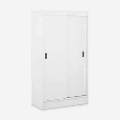 CLOSET CABURGA 2 PUERTAS CORREDERA OLMO BLANCO CIC