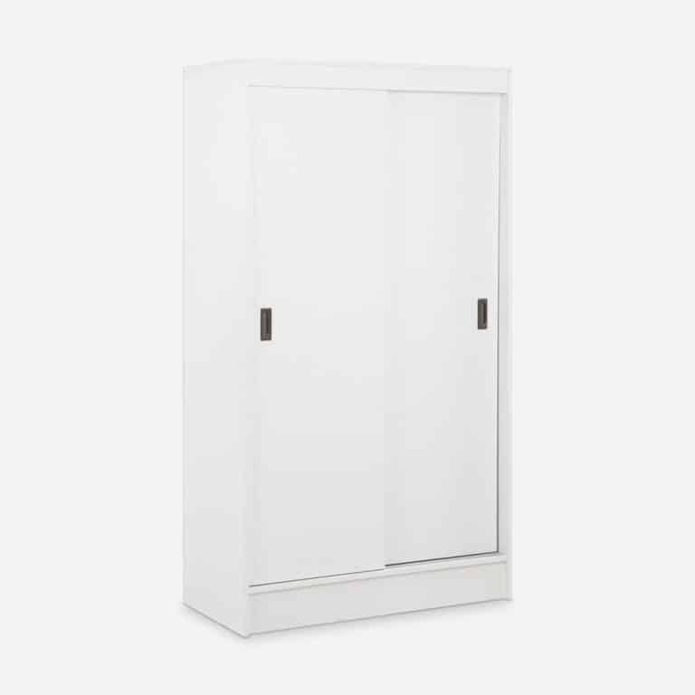 CLOSET CABURGA 2 PUERTAS CORREDERA OLMO BLANCO CIC