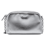 Cartera Bandolera Pequeña Plateado Gacel