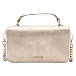 Cartera Mujer Ca5966 Cuero Sintetico Dorado Gacel