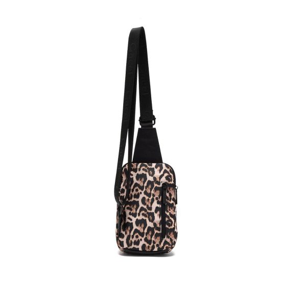 Cartera Mujer Textil Leopardo Print Gacel