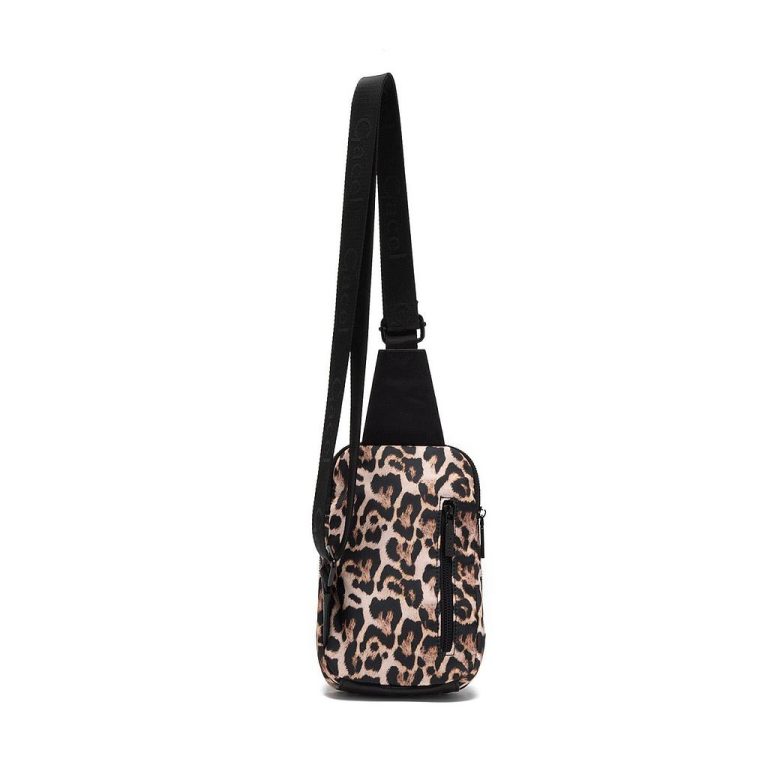 Cartera Mujer Textil Leopardo Print Gacel