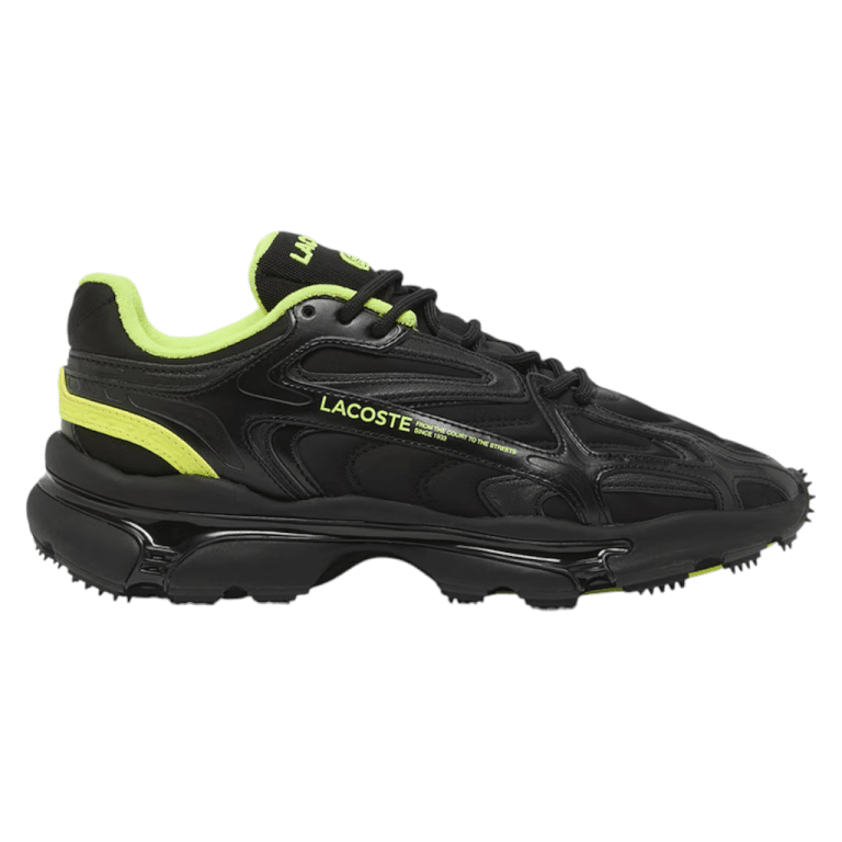 Zapatilla Hombre L003 2K24 Negra Amarilla U97 Lacoste