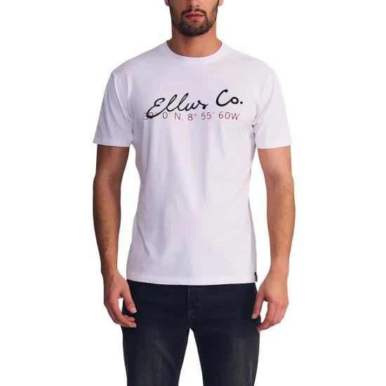 Polera Hombre Silicon Wash Ellus Co Blanco