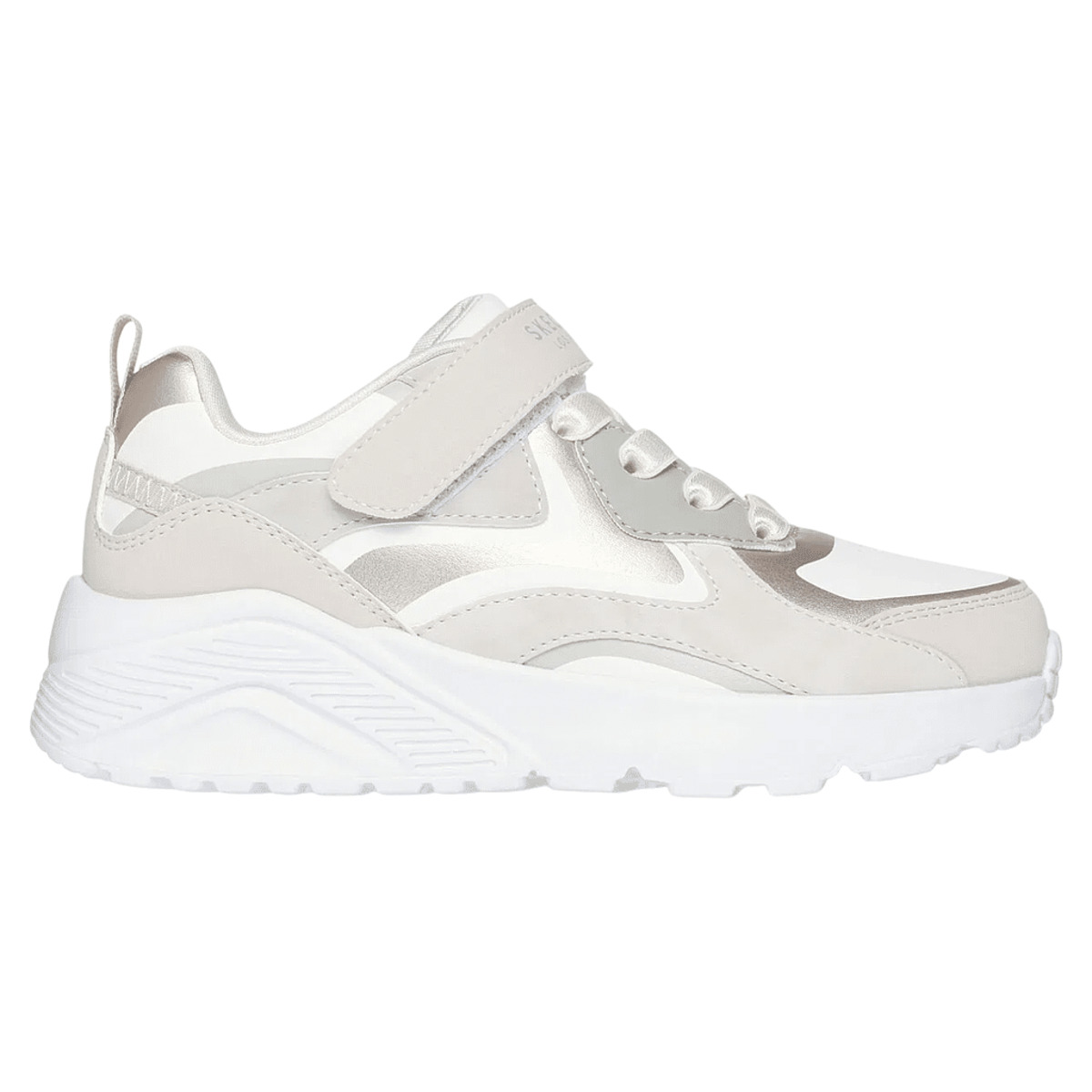 Zapatilla Niña Uno Lite Metallic Burst Nat Skechers