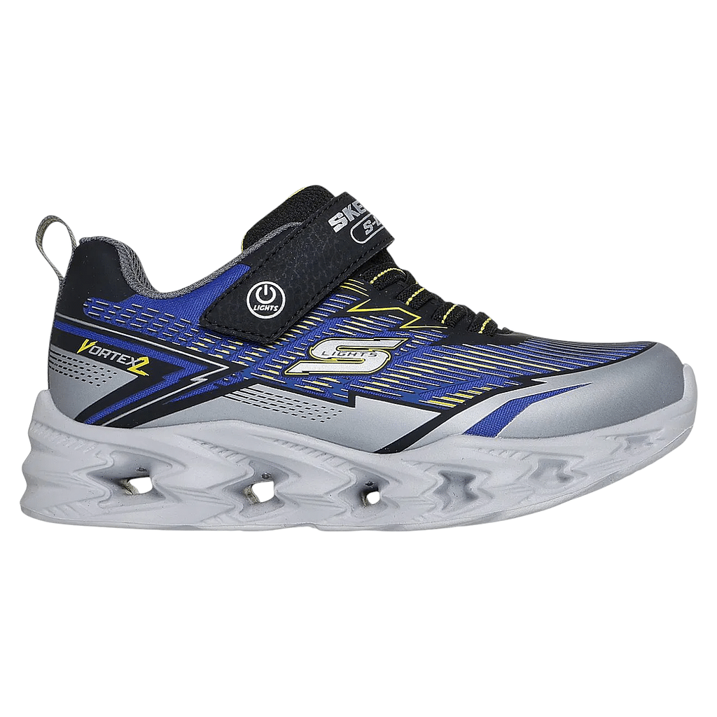 Zapatilla Niño S Lights Vortex 2.0 Veltrox Slbk Skechers