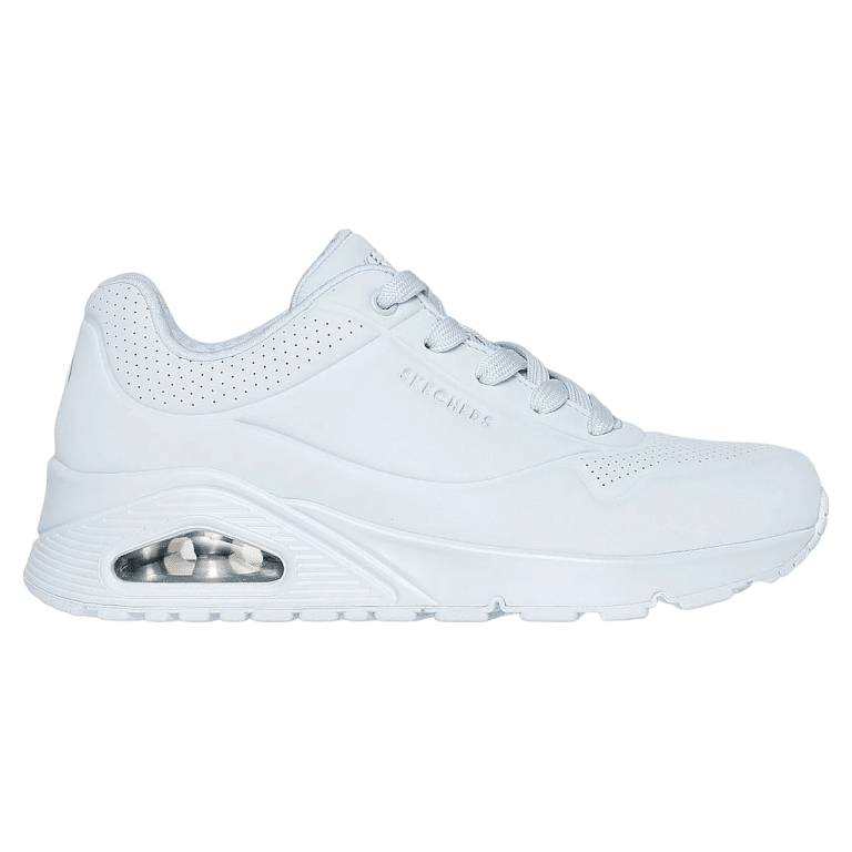 Zapatilla Mujer Uno Stand On Air Blanca Skechers