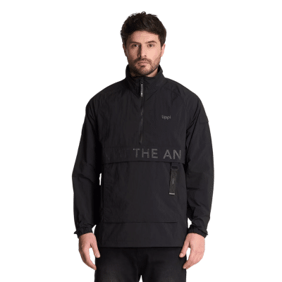 Cortaviento Hombre WindCity WindBreaker 14 Zip negro Lippi
