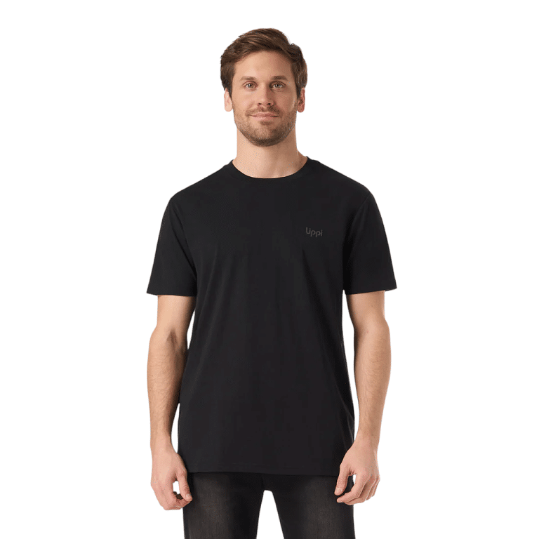 Polera Hombre Ulmo T-Shirt Negro Lippi