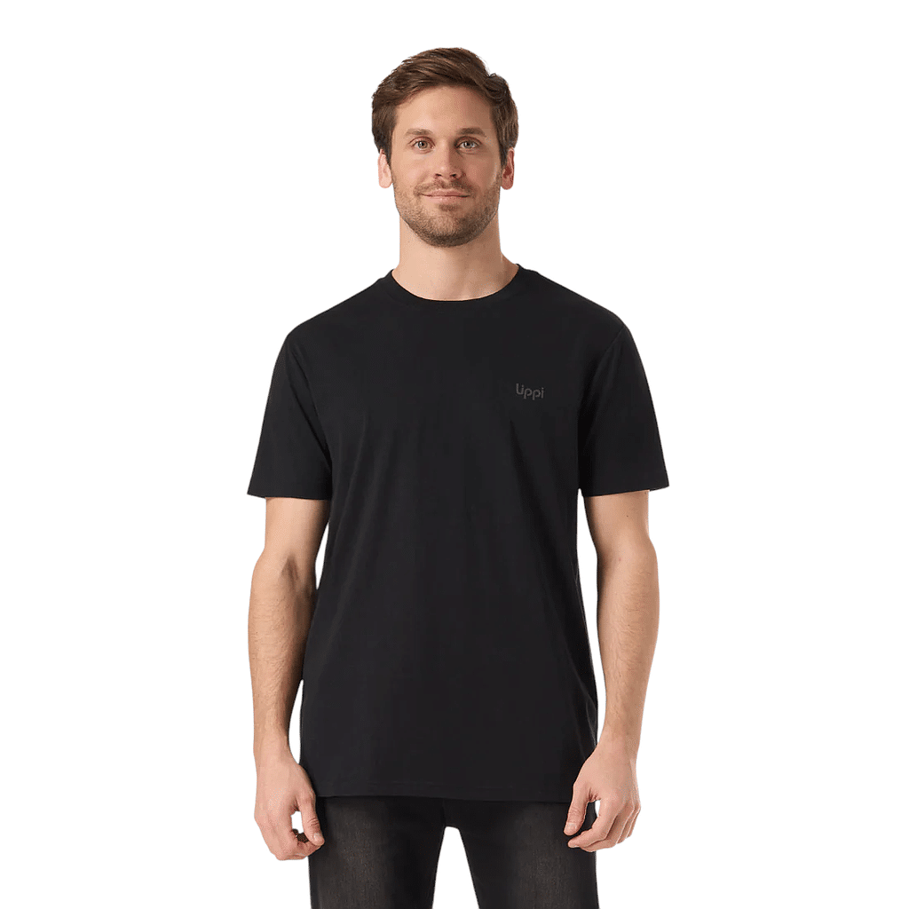 Polera Hombre Ulmo T-Shirt Negro Lippi