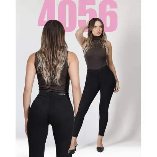 JEANS CINTURA PITILLO 4056 MOHICANO