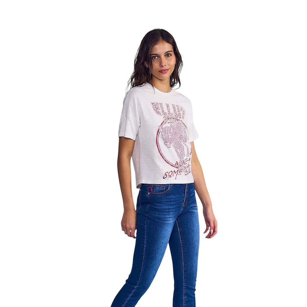 Polera Mujer Manga Corta Diseño Puma Ellus
