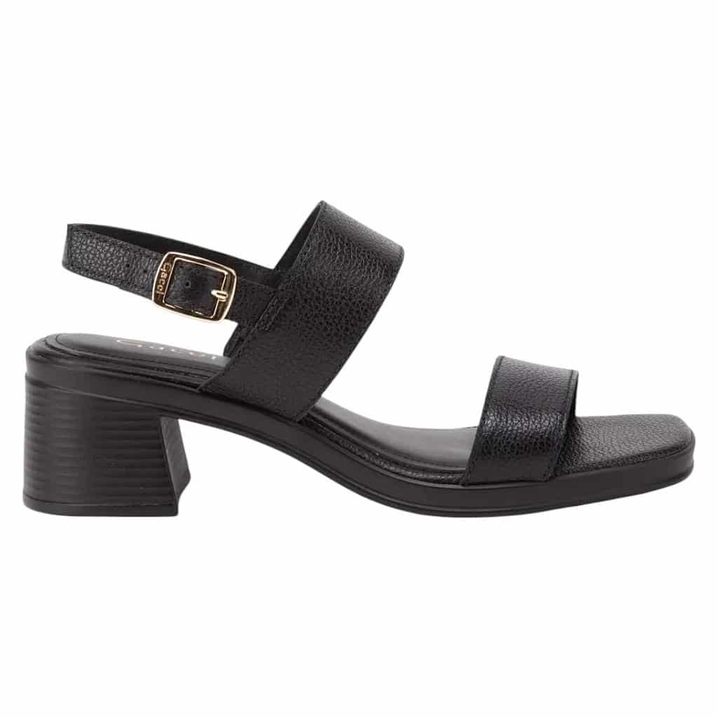 Sandalia Mujer Floater Negro Tori Gacel