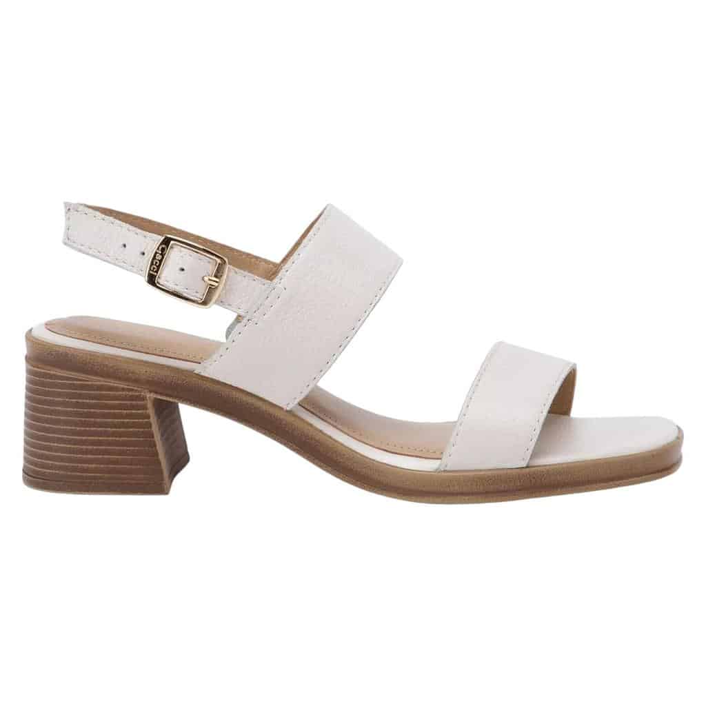 Sandalia Mujer Floater Off White Tori Gacel
