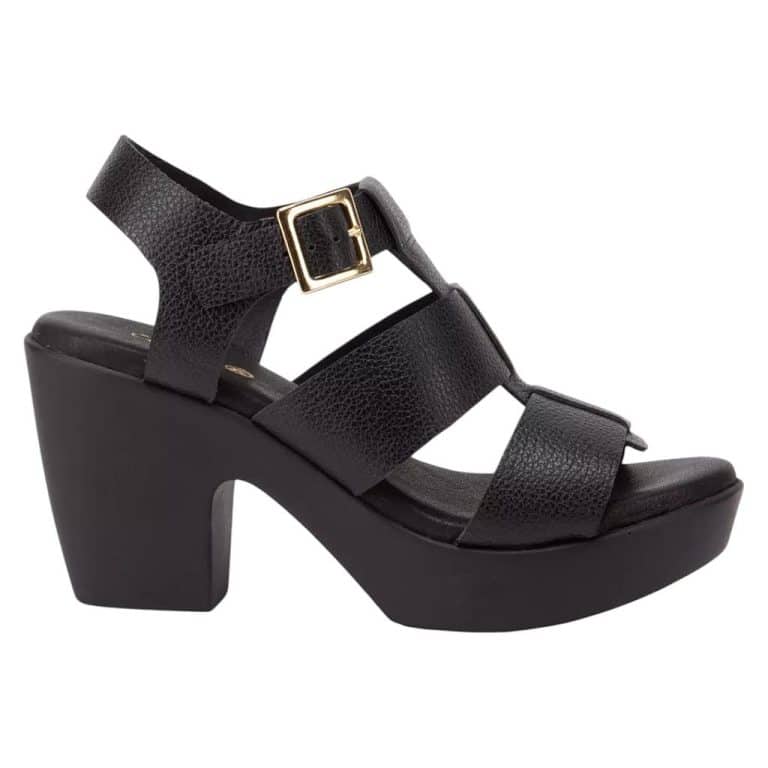 Sandalia Mujer Floater Negro Dalia Gacel