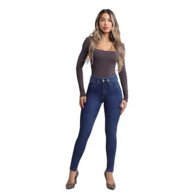 Jeans Mujer Ferrari Blue Skinny Divine