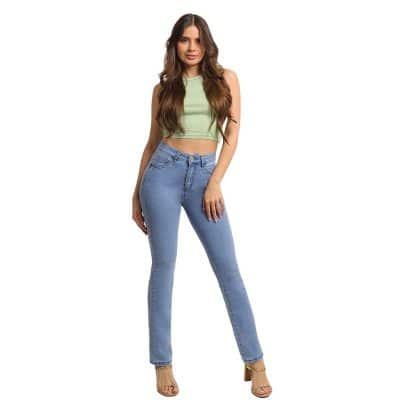 Jeans Divine Ferrari Recto Light Blue Mujer