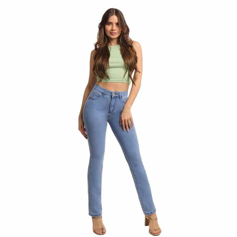 Jeans Divine Ferrari Recto Light Blue Mujer